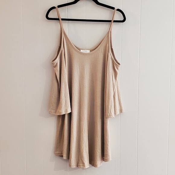 Umgee Tops - Tan Tunic Blouse